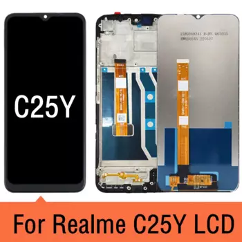 ЖК-дисплей 6,5 дюйма для Realme C25Y, ЖК-дисплей для Realme C25Y RMX3265 RMX3268 RMX3269, ЖК-дисплей