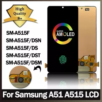 ЖК-дисплей 6,5 дюйма Super AMOLED для Samsung A51 A515, дисплей A515F/DS A515FD A515, сменный сенсорный экран, дисплей A515F