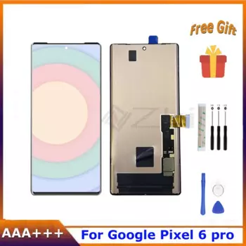 ЖК-дисплей 6,71 дюйма для Google Pixel 6 Pro, стеклянная панель, сенсорный экран G8VOU, сменный дигитайзер в сборе с аксессуарами для ремонта