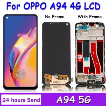 ЖК-дисплей A94 с отпечатками пальцев для OPPO A94 5G CPH2211 дисплей сенсорный датчик дигитайзер в сборе для Oppo A94 4G CPH2203 Замена