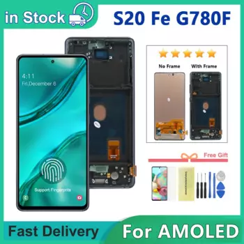 ЖК-дисплей AMOLED для Samsung S20 Fe G780F/DSM G780G, дисплей с сенсорным экраном для Samsung S20 Fe, замена дисплея