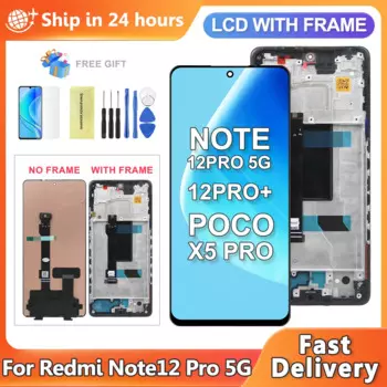 ЖК-дисплей AMOLED для Xiaomi Redmi note 12 Pro, цифровой преобразователь сенсорного экрана для Redmi note12 Pro 22101316C, экран дисплея