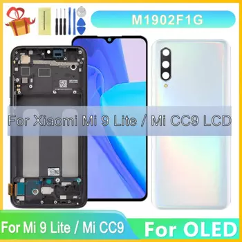 ЖК-дисплей AMOLED Mi CC9 6,39 дюйма для Xiaomi CC9, дисплей с сенсорным экраном, дигитайзер для Xiaomi Mi 9 lite M1904F3BG LCD