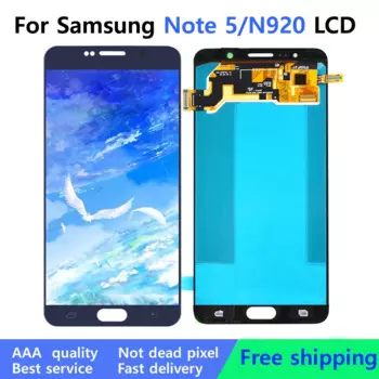 ЖК-дисплей Coreprime + сенсорный экран в сборе для Samsung Galaxy Note 5 N9200 N920T N920A N920I N920G, запчасти для ремонта