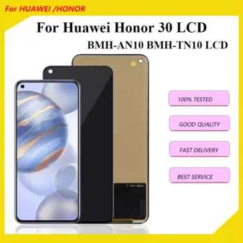ЖК-дисплей для Honor 30, дисплей для Huawei Honor 30, внешний, без рамки, ЖК-дисплей и сенсорный экран, дигитайзер в сборе P