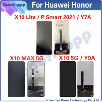 ЖК-дисплей для Huawei Honor X10 X10 Lite X10 MAX X10Lite X10MAX, дисплей с сенсорным экраном и дигитайзером в сборе, запасные части для ремонта