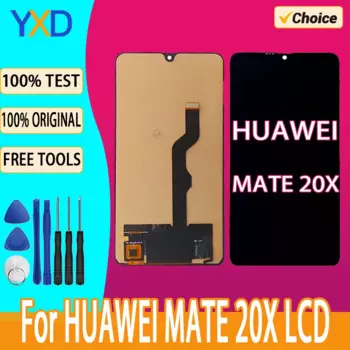 ЖК-дисплей для HUAWEI MATE 20X, ЖК-дисплей с сенсорным экраном и дигитайзером в сборе для HUAWEI MATE 20X, сменный ЖК-экран