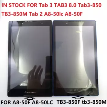 ЖК-дисплей для Lenovo Tab 2, дисплей 8 дюймов, цифровой преобразователь сенсорного экрана, стеклянные датчики в сборе