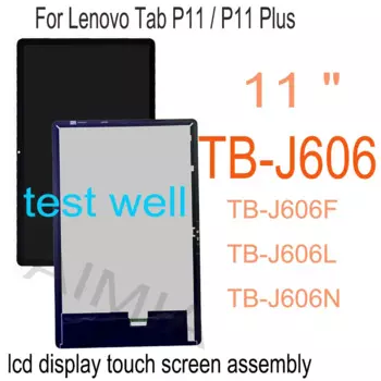 ЖК-дисплей для Lenovo Tab P11 Plus диагональю 11 дюймов, дисплей TB-J606F TB-J606/N, сенсорный экран с цифровым преобразователем в сборе, оригинал