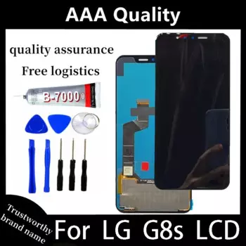 ЖК-дисплей для LG G8S ThinQ, дисплей для LG G8S LCD LMG810 кодирующий преобразователь сенсорного экрана в сборе g810eaw, ЖК-экран