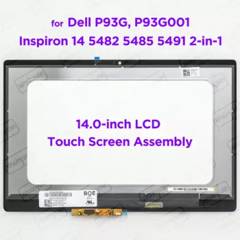ЖК-дисплей для ноутбука 14,0 дюйма для DELL Inspiron 14 5482 5485 5491 2 в 1 P93G P93G001, замена панели дисплея
