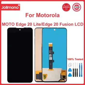 ЖК-дисплей Incell для Motorola Moto Edge 20 Lite, ЖК-дисплей с сенсорным дигитайзером для MOTO Edge 20 Fusion, ЖК-экран