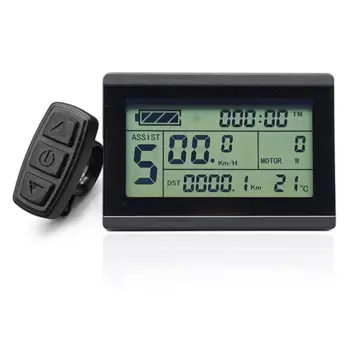 ЖК-дисплей LCD3 для электрического велосипеда, большой дисплей для K интеллектуального контроллера 24 В, 36 В, 48 В, панель для электровелосипеда