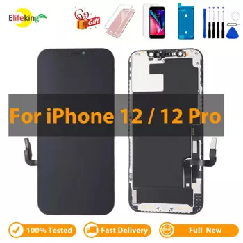 ЖК-дисплей Pantalla для iphone 12, ЖК-дисплей, преобразователь сенсорного экрана в сборе для iPhone 12 Pro, замена ЖК-дисплея, поддержка 3D Touch