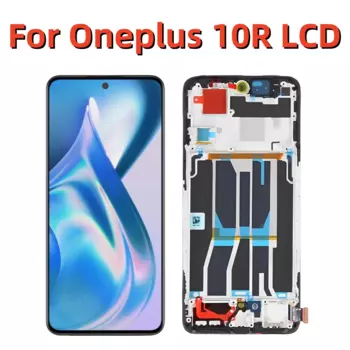ЖК-дисплей с рамкой для Oneplus 10R CPH2411, дисплей 6,7 дюйма Oneplus ACE PGKM10, сменный сенсорный экран, ЖК-дисплей