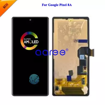 ЖК-дисплей Super AMOLED для Google Pixel 8A, ЖК-дисплей для Google Pixel 8A, ЖК-экран с сенсорным дигитайзером в сборе