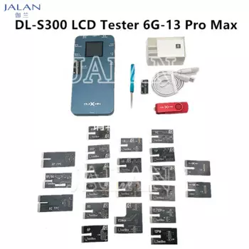 ЖК-тестер DLZXIN S300 для iPhone 6-13 для Samsung Huawei, сенсорное 3D тестирование, оригинальный цвет, True Tone Light, датчик, инструмент для восстановления
