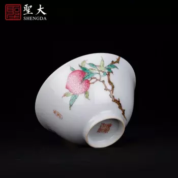 Zhong Xinchun пастельный личи мастер чашка Цзиндэчжэнь ручная роспись высококачественный чайный набор кунг-фу чайная чашка