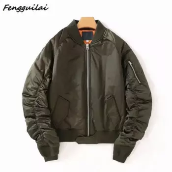 Зима 2021, высокое качество, толстый военный мотоцикл, Авиатор, мужской воздушный Бомбер, толстый теплый атласный летный костюм, куртка