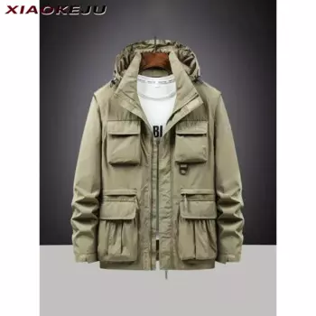 Зимние легкие куртки с подкладкой, тактический Водонепроницаемый плотный с капюшоном, Треккинговый осенний мужской костюм, мужская стильная одежда, роскошный жилет
