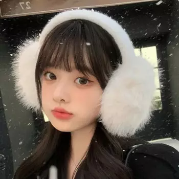 Зимние наушники для женщин и мужчин, однотонные наушники с защитой от холода, модные мягкие утепленные наушники из искусственного меха