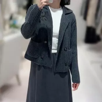 Зимний шерстяной и кашемировый вязаный свитер с английским воротником, джемперы, кардиган