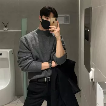 Зимний толстый свитер, мужской теплый повседневный утепленный вязаный пуловер, мужской корейский облегающий свитер с длинными рукавами, мужской джемпер, одежда