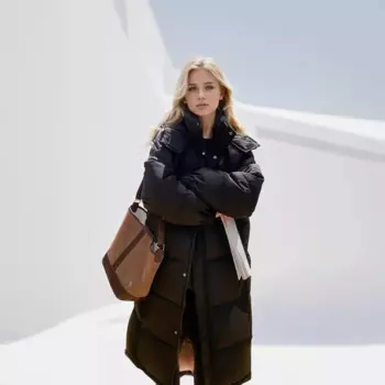 Зимняя длинная пуховая куртка выше колена, новинка 2024, женские повседневные однотонные парки с капюшоном, пальто, женская демисезонная куртка