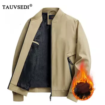 Зимняя Мужская Флисовая теплая Повседневная ветрозащитная куртка, мужское модное однотонное пальто, куртка-бомбер, ветровка, Мужская Уличная парка 5XL