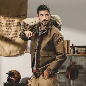 Зимняя мужская куртка, американская классическая винтажная мотоциклетная кожаная куртка, короткая свободная прочная мужская куртка-карго из искусственной кожи, размер 3XL