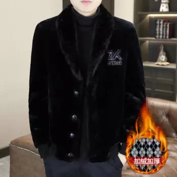 Зимняя мужская шерстяная куртка с подкладкой, теплый плащ, модная повседневная деловая уличная одежда, пальто, утепленная шерстяная куртка