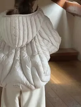 Зимняя пуховая куртка для детей, одежда для девочек, пальто, верхняя одежда, свободная куртка, детская одежда для девочек