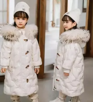 Зимняя стеганая детская утепленная куртка для девочек, модное пальто с бантом для девочек, верхняя одежда, пальто, детская куртка