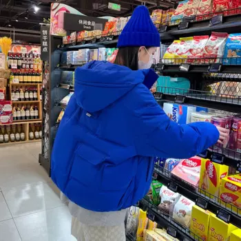 Зимняя стеганая куртка, женское новое пальто, пуховик, модное хлопковое пальто, свободная утепленная теплая Женская куртка большого размера