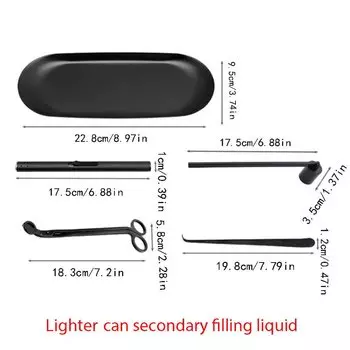 ZINBOOM 5 в 1 набор для ухода за свечами из нержавеющей стали