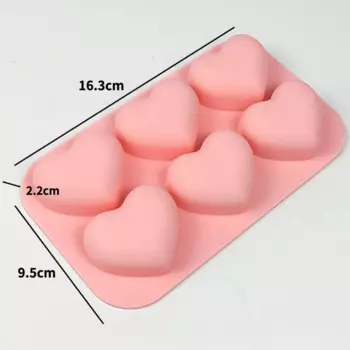 ZINBOOM силиконовая форма для шоколада сердце 15 шт