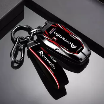 Кожаный чехол для ключей из цинкового сплава для Citroen C1 C2 C3 C4 C5 C6 C4L Berlingo Picasso Jumpy Nemo VTS Xsara Aircross Sega C5X