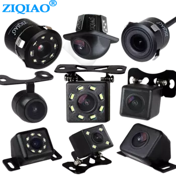 ZIQIAO Автомобильная камера заднего вида ночного видения Водонепроницаемая универсальная HD камера заднего вида для парковки