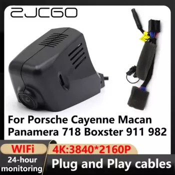 ZJCGO 4K Wi-Fi 24H 3840*2160 Автомобильная камера Видеорегистратор для Porsche Cayenne Macan Panamera 718 Boxster 911 982