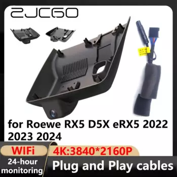 ZJCGO 4K Wi-Fi 3840*2160 DVR видеорегистратор видеорегистратор для Roewe RX5 D5X eRX5 2022 2023 2024