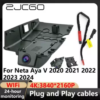 ZJCGO 4K Wi-Fi 3840*2160 DVR видеорегистратор видеорегистратор для Neta Aya V 2020 2021 2022 2023 2024
