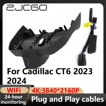 ZJCGO 4K Wi-Fi 3840*2160 DVR видеорегистратор видеорегистратор для Cadillac CT6 2023 2024
