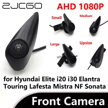 ZJCGO AHD 1080P CVBS 170 ° Камера переднего вида с логотипом для парковки автомобиля Hyundai Elite i20 i30 Elantra Touring Lafesta Mistra NF Sonata