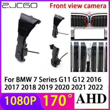 ZJCGO AHD 1080P Камера Переднего Вида с логотипом для парковки автомобиля, водонепроницаемая для BMW 7 серии G11 G12 2016 2017 2018 2019 2020 2021 2022