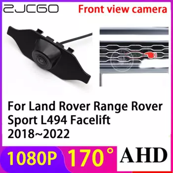 ZJCGO AHD 1080P ЛОГОТИП Автомобильная парковочная камера переднего вида Водонепроницаемая для Land Rover Range Rover Sport L494 Facelift 2018 ~ 2022