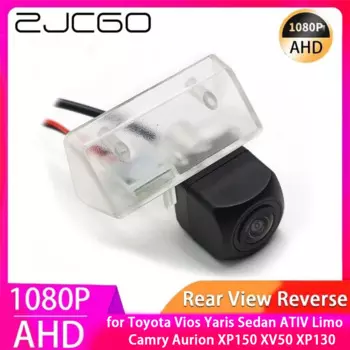 ZJCGO AHD 1080P парковочная камера заднего вида для Toyota Vios Yaris Sedan ATIV Limo Camry Aurion XP150 XV50 XP130