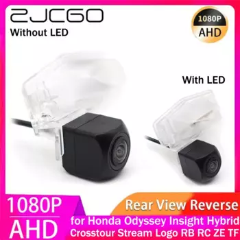 ZJCGO AHD 1080P парковочная камера заднего вида для Honda Odyssey Insight Hybrid Crosstour Stream Logo RB RC ZE TF