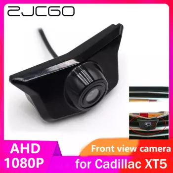 ZJCGO AHD CVBS 1080P 170 ° Автомобильный логотип, парковочная камера переднего вида для Cadillac XT5