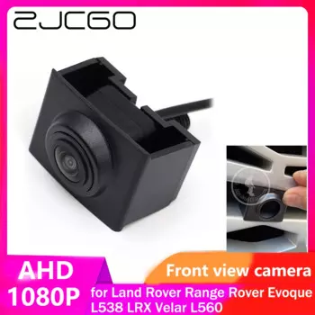 ZJCGO AHD CVBS 1080P 170 ° Автомобильный логотип, парковочная камера переднего вида для Land Rover Range Rover Evoque L538 LRX Velar L560