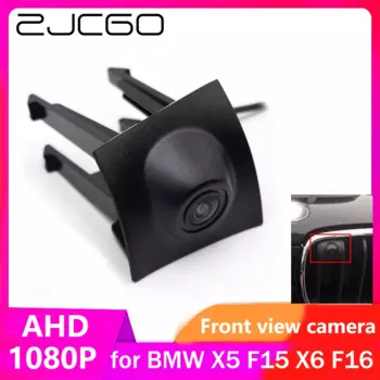 ZJCGO AHD CVBS 1080P 170 ° Автомобильный логотип, парковочная камера переднего вида для BMW X5 F15 X6 F16